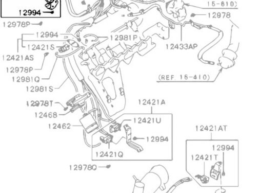 Mitsubishi Motors Corporation Mitsubishi MR561071 Magneetklep Emissie