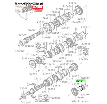 Mitsubishi Motors Corporation Mitsubishi MD748473 Stopper Ingaande As Evo 7/8/9