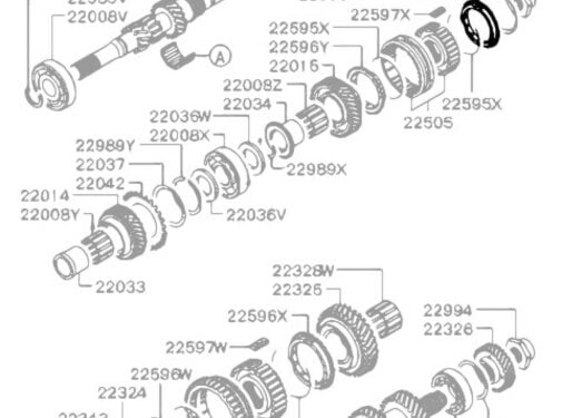 Mitsubishi Motors Corporation Mitsubishi MD746439 Ring, M/T Ingaande As Toerentalrem