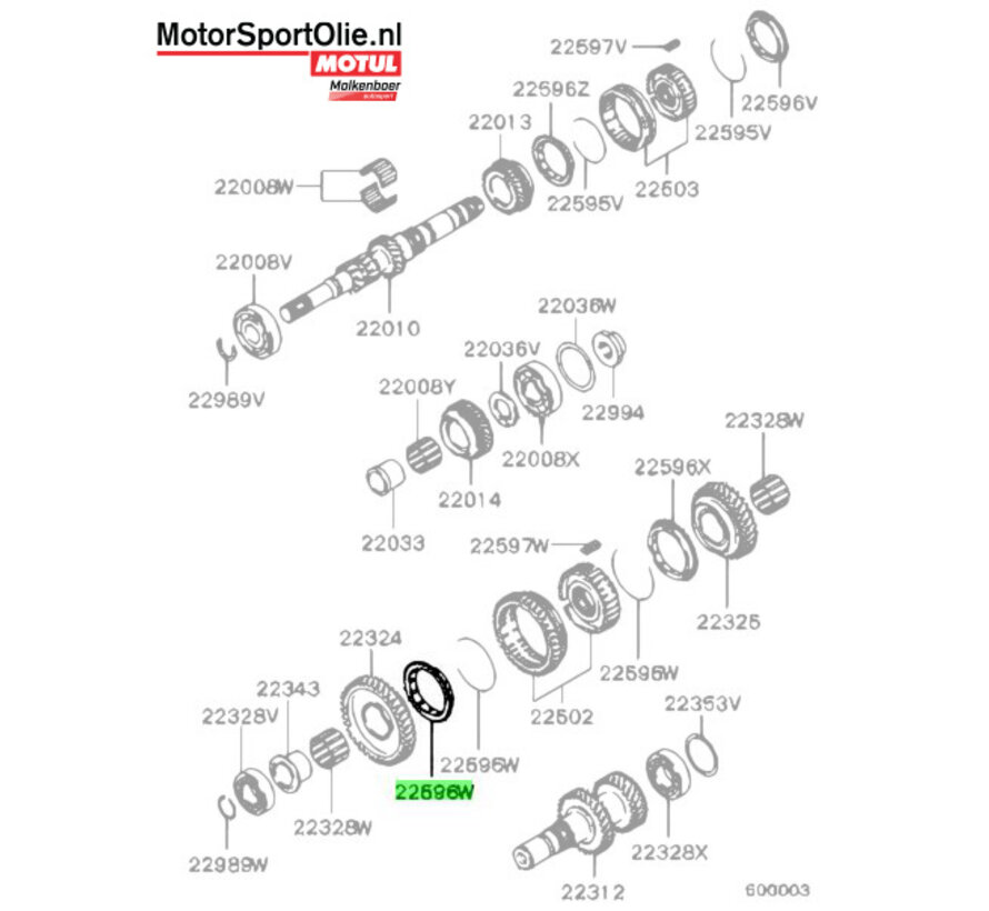 Mitsubishi MD742419 Synchromeshring