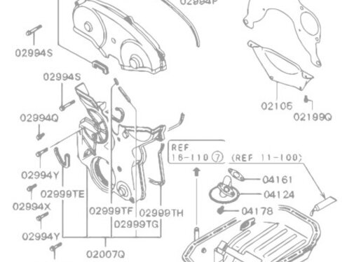Mitsubishi Motors Corporation Mitsubishi MD050317 Carterringen (10st.)