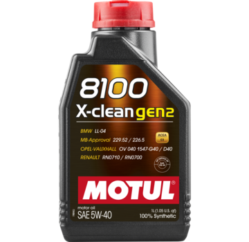 Motul Motul 8100 X-Clean gen2 5W40