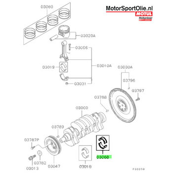 Mitsubishi Motors Corporation Mitsubishi MD326357 Krukaslager