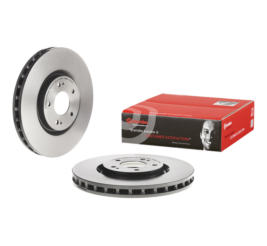 Brembo 09.7142.31 - Geventileerde Remschijf Vooras High Carbon