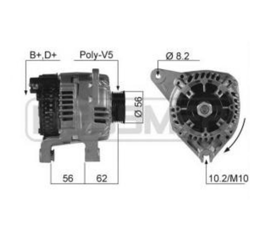 Messmer 210218A Dynamo 5 ribben