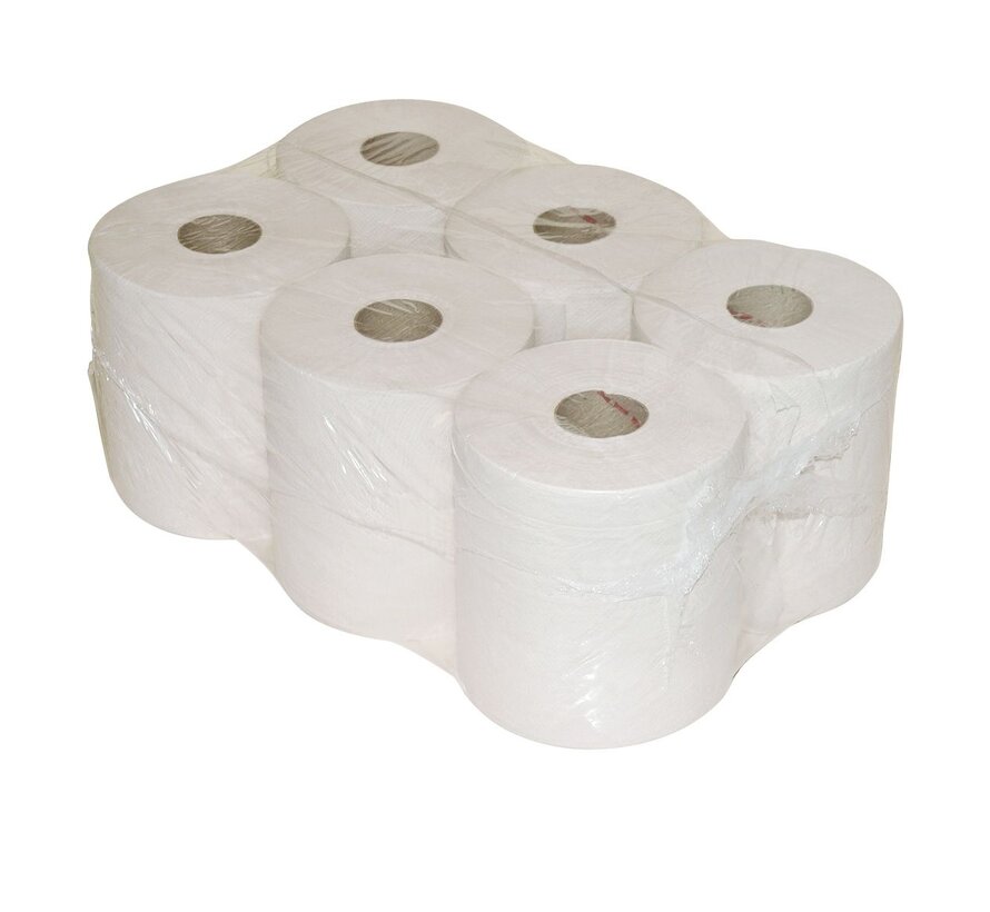 Rol Wit Poetspapier 1 Laag