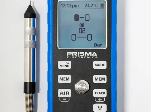 Prisma Electronics Prisma Bandenspanningsmeter HPM5 + Dual-Technology Pyrometer + Infrarood Sensor + Naaldsonde