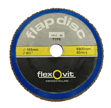 Flexovit Lamellenschijf 165x22,23mm 114Z Z60