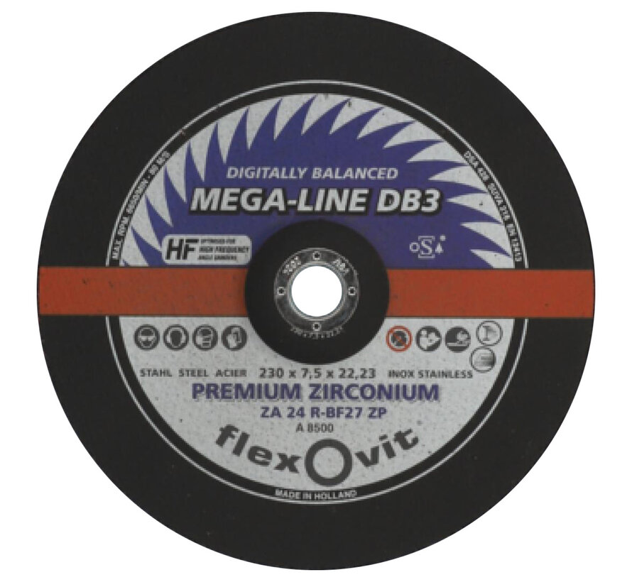 Flexovit Mega-Line DB3 230x7,5x22,23mm A8500