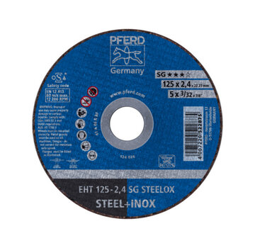 Pferd Gereedschap PFERD Slijpschijf EH 125x2,4x22,23 SG Steelox