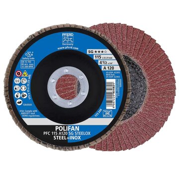 Pferd Gereedschap PFERD Lamellenschijf PFC 115 A120 SG