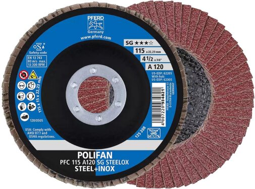 Pferd Gereedschap PFERD Lamellenschijf PFC 115 A120 SG