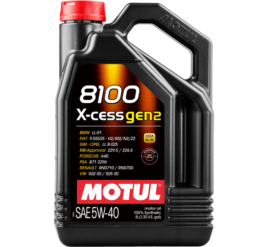 Motul 8100 X-Cess gen2 5W40