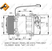 NRF 32120 Airco-compressor