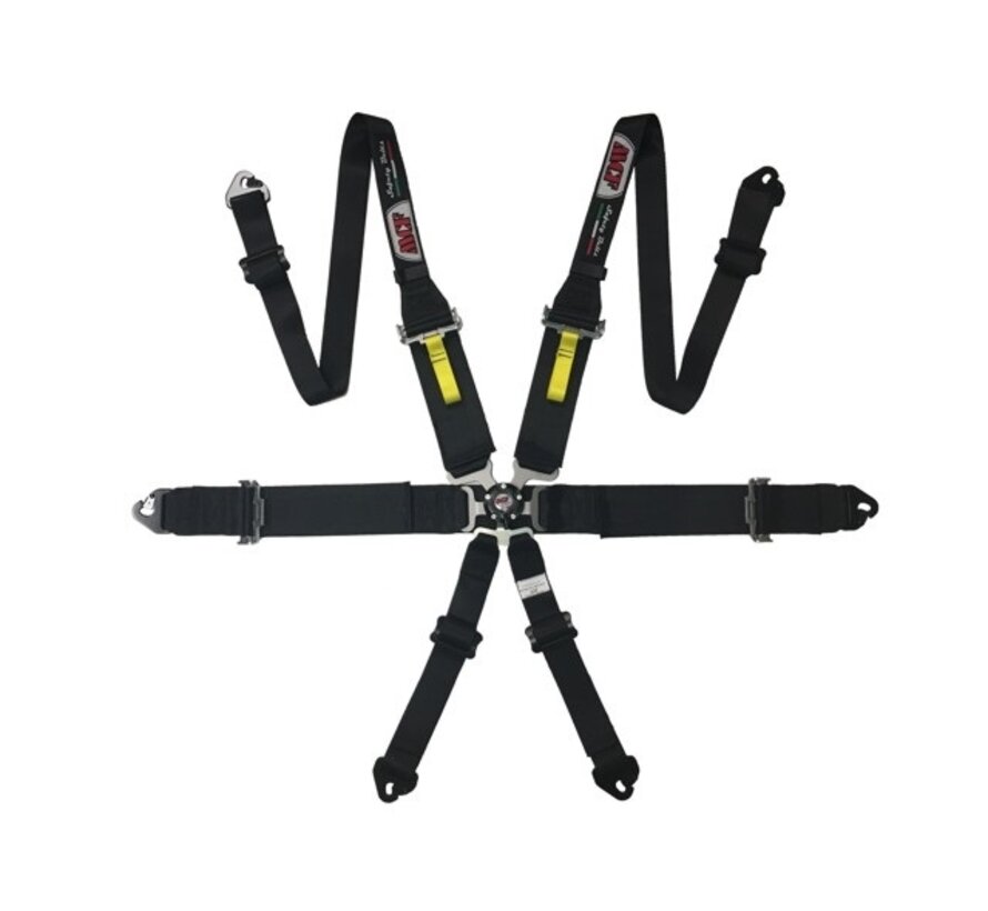 MCF 6-punts Gordel Rood