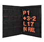 BG Racing Standard Aluminium Pit Bord Set
