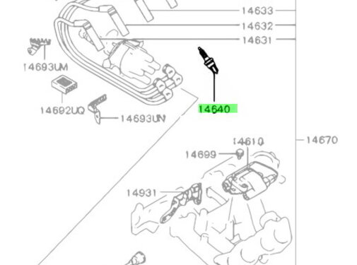 Mitsubishi Motors Corporation Mitsubishi MS851727 Bougies Denso