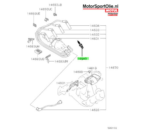 Mitsubishi Motors Corporation Mitsubishi MS851727 Bougies Denso