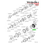 Mitsubishi MD740235 Tandwiel Tussenas 2e Versnelling