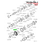 Mitsubishi MD743979 Tandwiel M/T Tussenas 1e Versnelling