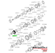 Mitsubishi Motors Corporation Mitsubishi MD743954 Tandwiel M/T Ingaande As 4e Versnelling