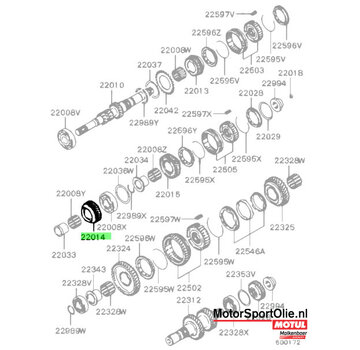 Mitsubishi Motors Corporation Mitsubishi MD743954 Tandwiel M/T Ingaande As 4e Versnelling