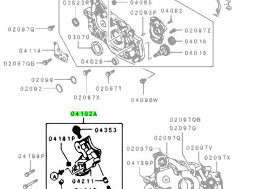 Mitsubishi Motors Corporation Mitsubishi MD340809 Oliefilterhuis