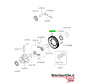 Mitsubishi MD743362 Tandwiel M/T Differentieel Aandrijving