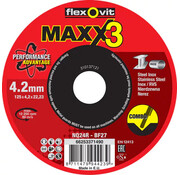 Flexovit MAXX3 INOX NQ24R 150x4,2x22,23mm BF27