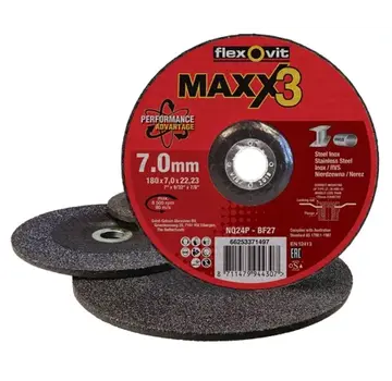 Flexovit MAXX3 INOX NQ24P 150x7.0x22,23mm BF27