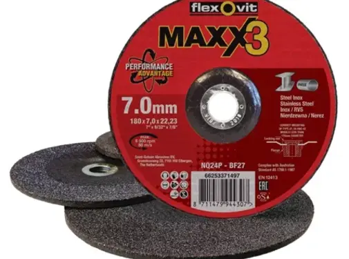 Flexovit MAXX3 INOX NQ24P 150x7.0x22,23mm BF27