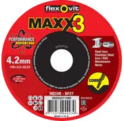 Flexovit MAXX3 INOX NQ24R 115x4,2x22,23mm BF27