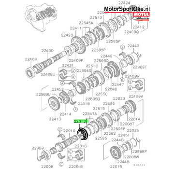 Mitsubishi Motors Corporation Mitsubishi MD771714 Tandwiel M/T Ingaande As 3e Versnelling
