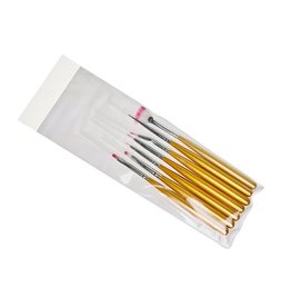 Merkloos Nailart Penselen. Complete set met 7 stuks Merkloos Nailart Penselen. Complete set met 7 stuks