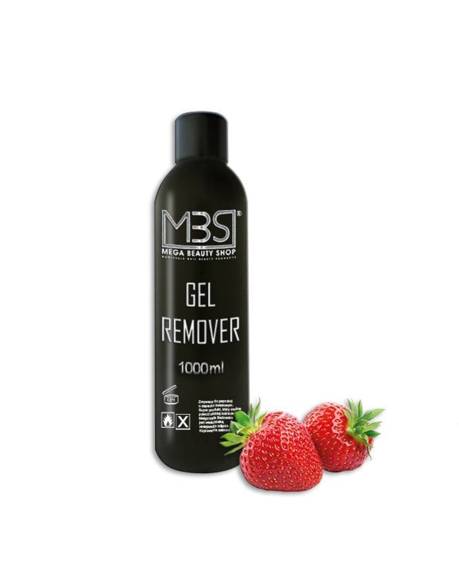 Mega Beauty Shop® Gel remover (1000 ml)    met aardbeiengeur