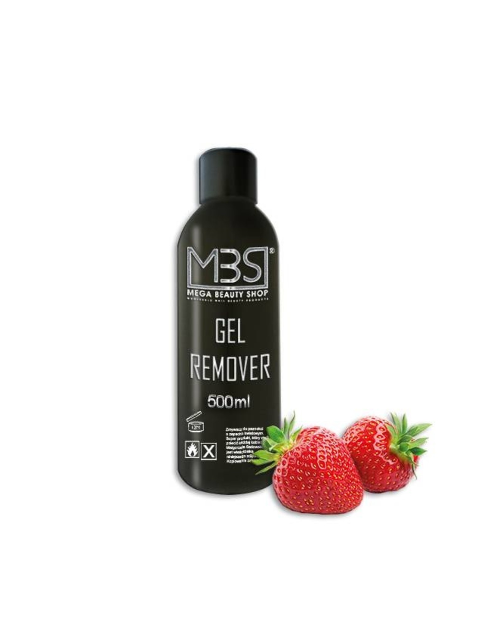 Mega Beauty Shop® Gel remover (500 ml)    met aardbeiengeur