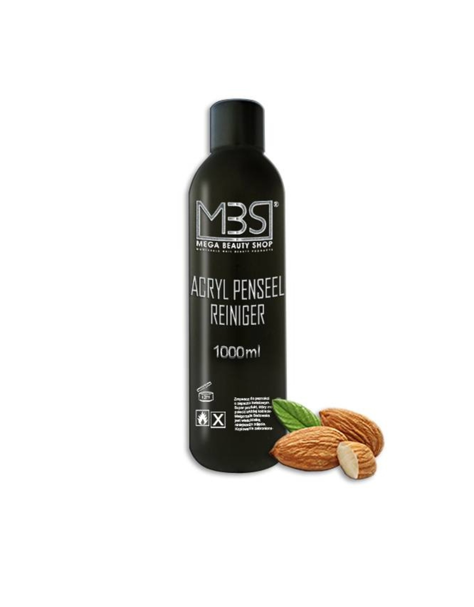 Mega Beauty Shop® Acryl penseelreiniger (1000 ml)  met amandelgeur