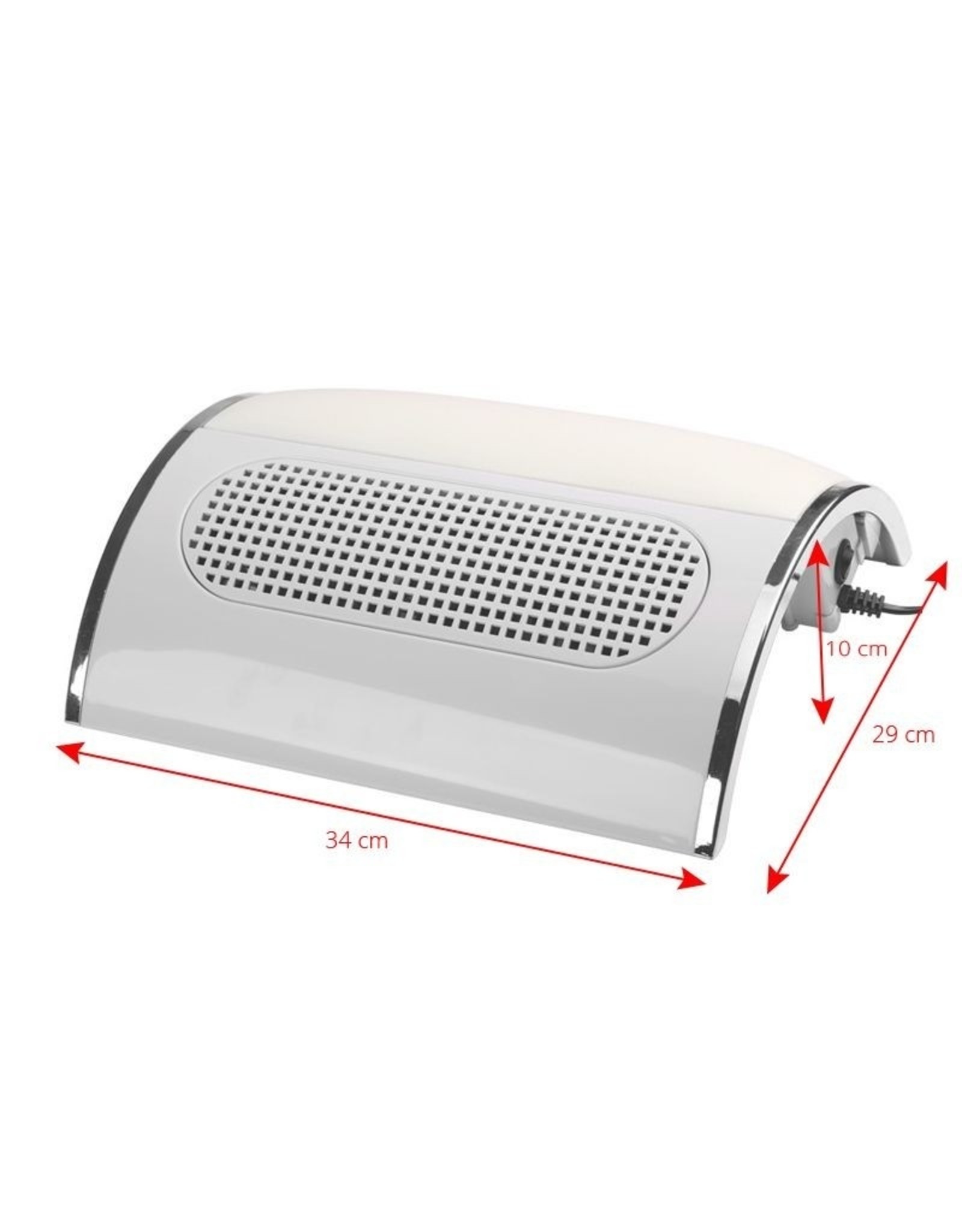 Merkloos Stofafzuiger met 3 motoren Wit  incl. 3 MBS® trapeze vijlen