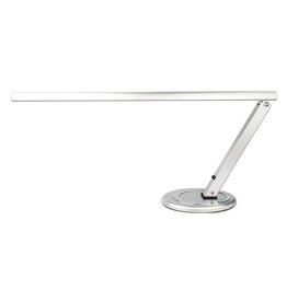 Merkloos Tafellamp Zilver - lang