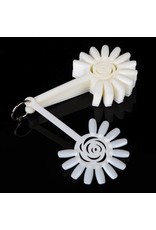 Merkloos Nagel Display in Bloemvorm