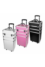 Merkloos Aluminium trolley Roze