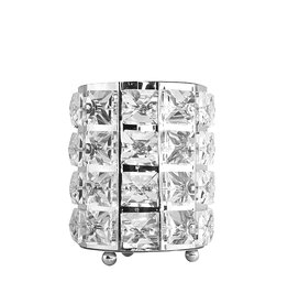 Merkloos Make up borstel & penseel houder - zilver Merkloos Make up borstel & penseel houder - zilver