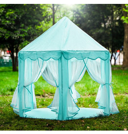 Merkloos Prinsessen Tent/ Prinsessentent/Tent - Kinder Tent /Blauw