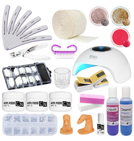 Merkloos Professionele Acryl Set met met lamp nr.2 Merkloos Professionele Acryl Set met met lamp nr.2