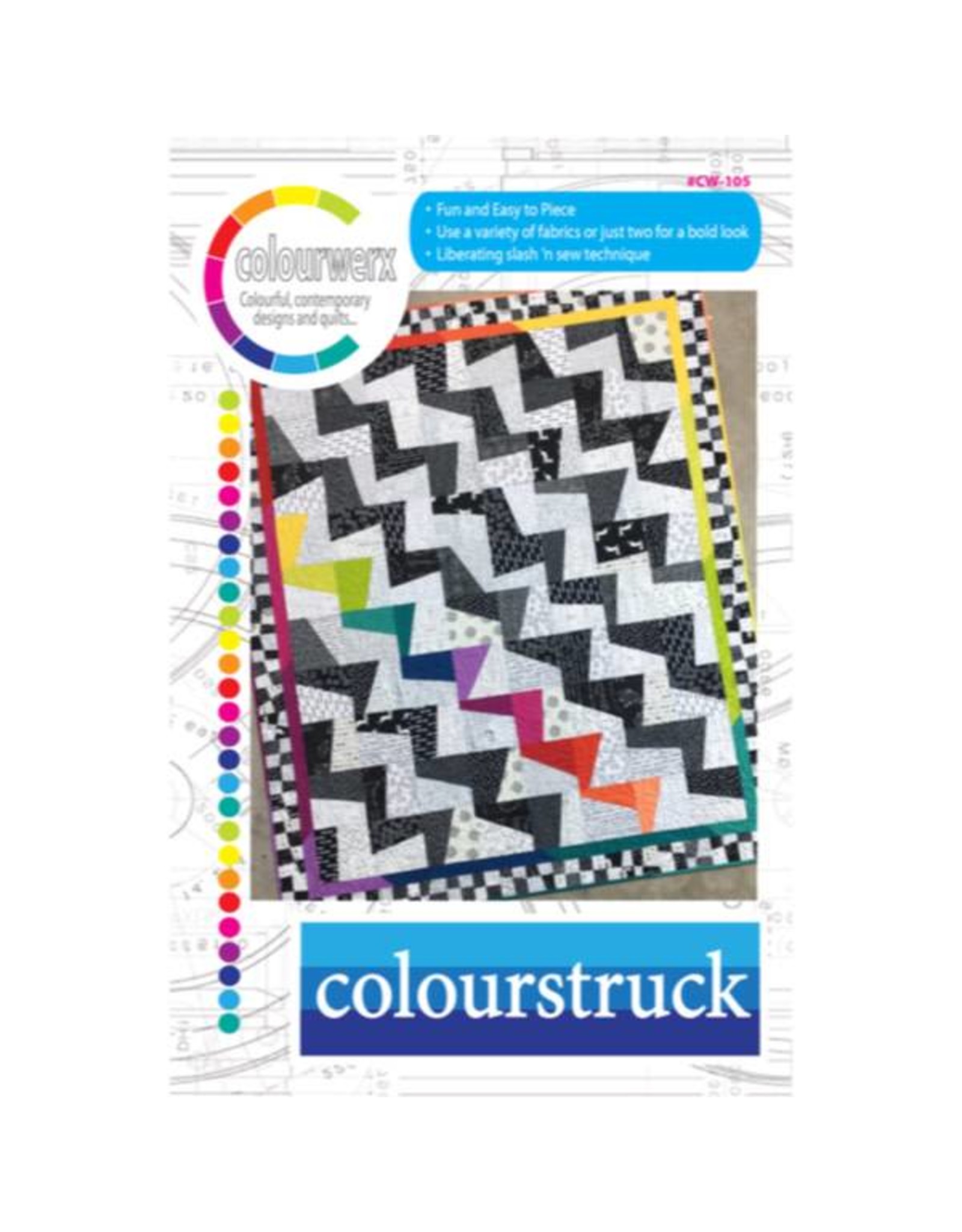 Colourwerx Colourstruck - patroon voor een quilt