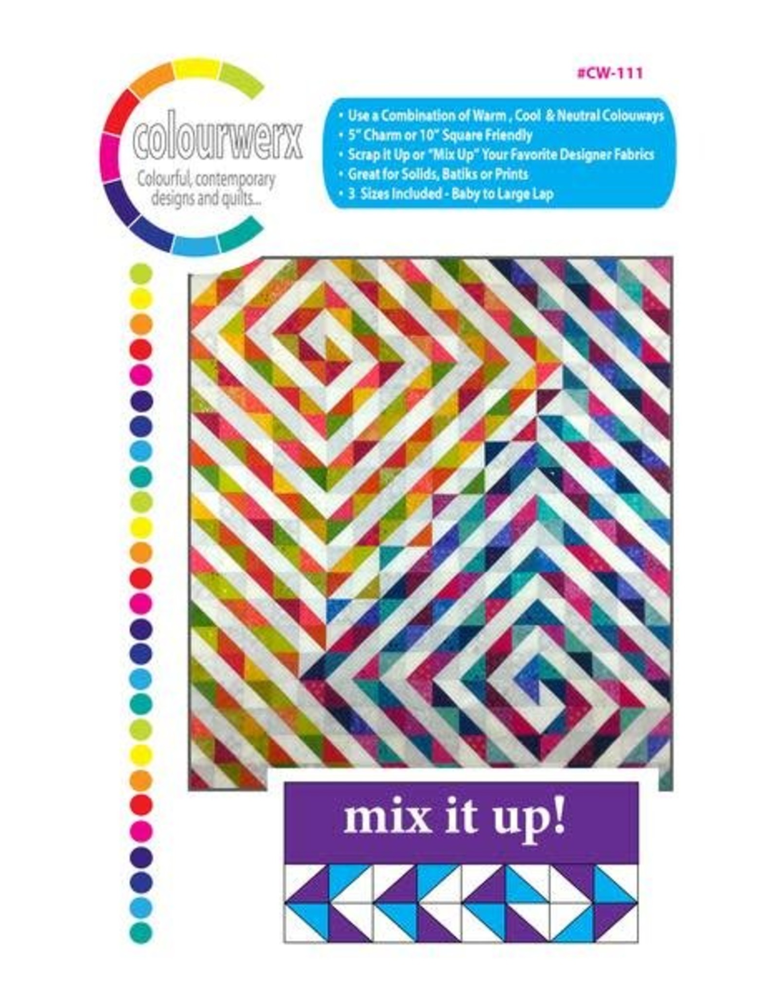 Colourwerx Mix it up! - patroon voor een quilt