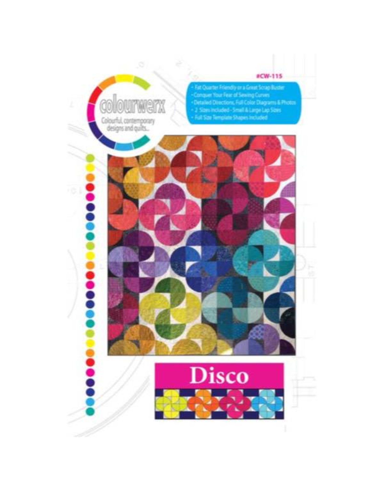 Colourwerx Disco - Quilt pattern