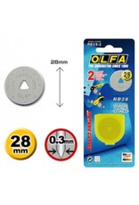 Olfa Olfa reservemes 28 mm - 2 stuks