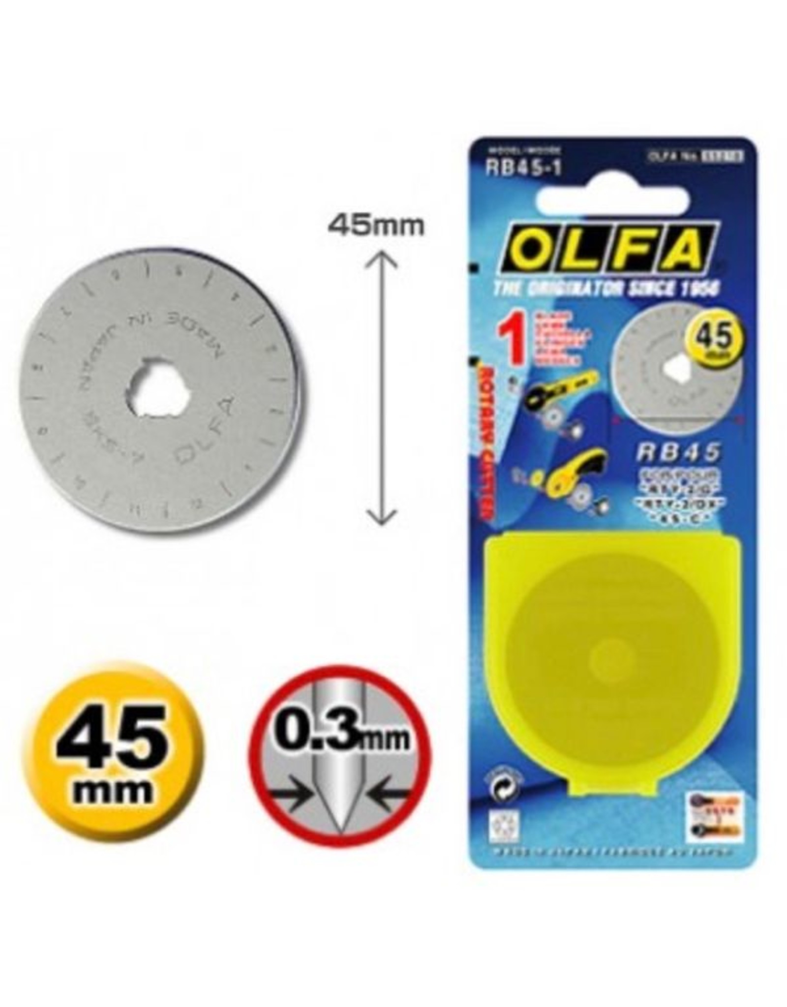 Olfa Olfa replacement blade 45 mm - 1 pc