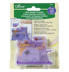 Clover Desk Needle Threader - Purple